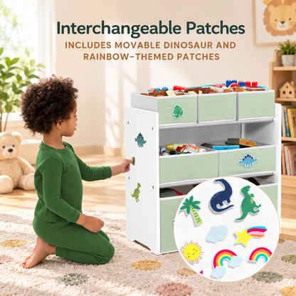 6-Bin Kids Toy Storage Organizer