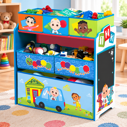 6-Bin Kids Toy Storage Cabinet