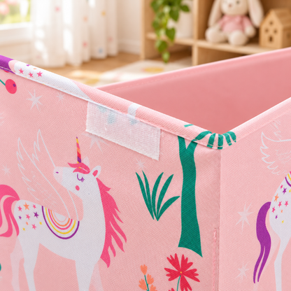 Collapsible Kids Toy Storage Trunk