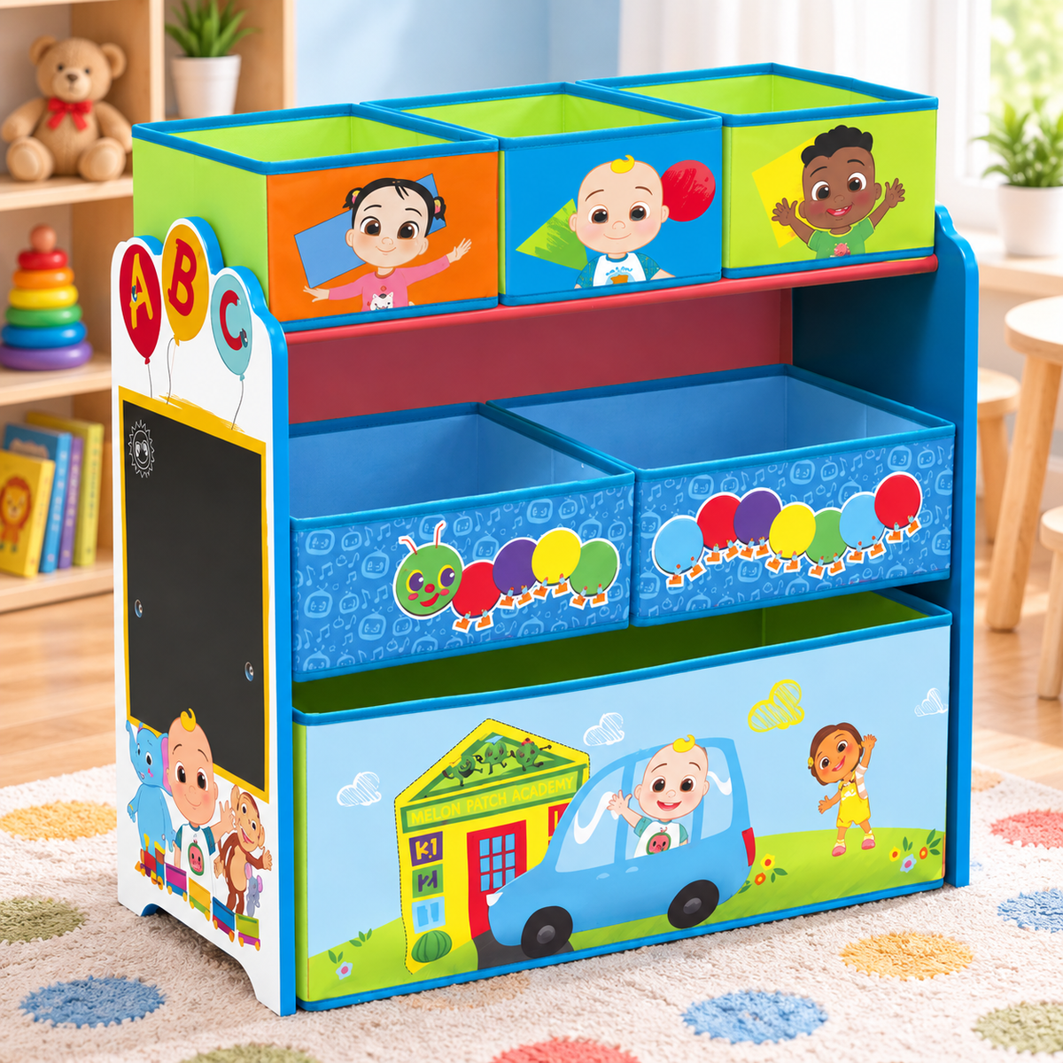 6-Bin Kids Toy Storage Cabinet