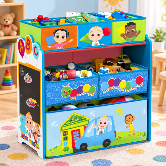 6-Bin Kids Toy Storage Cabinet