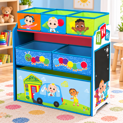 6-Bin Kids Toy Storage Cabinet