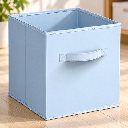 Foldable Woven Storage Cube Bin